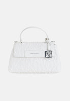 ARMANI EXCHANGE Borsa a mano bianca da donna con logo all-over XW001223AF15774 U0011 ARMANI EXCHANGE 