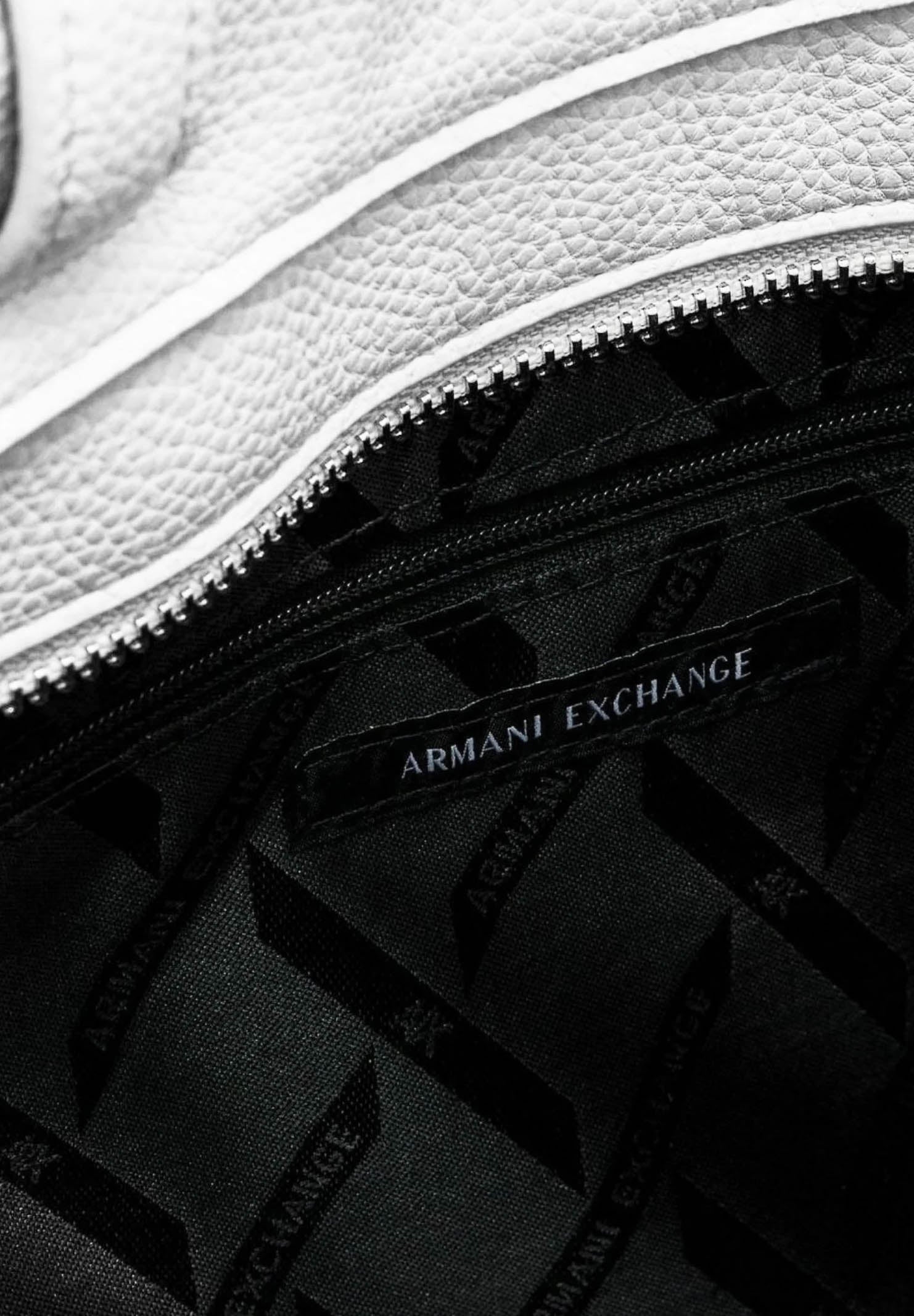 ARMANI EXCHANGE Shopper a spalla bianca da donna con logo XW001481AF15774 U0011 ARMANI EXCHANGE 