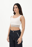 ARMANI EXCHANGE Top panna da donna con ricamo logo XW001750AF10804 U1003 ARMANI EXCHANGE 