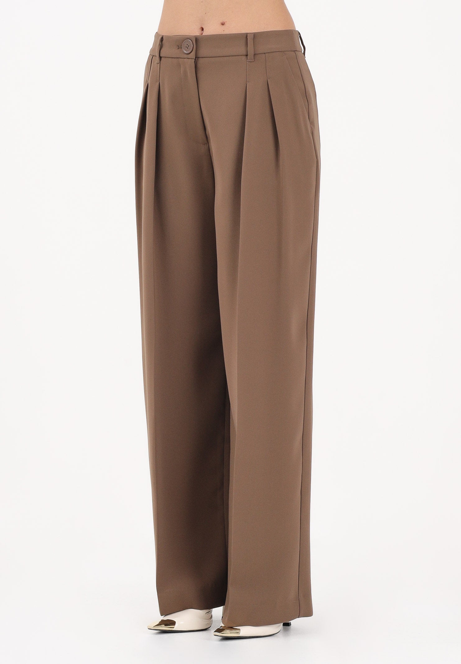 ARMANI EXCHANGE Pantalone elegante marrone da donna XW001939AF21529 U6136 ARMANI EXCHANGE 