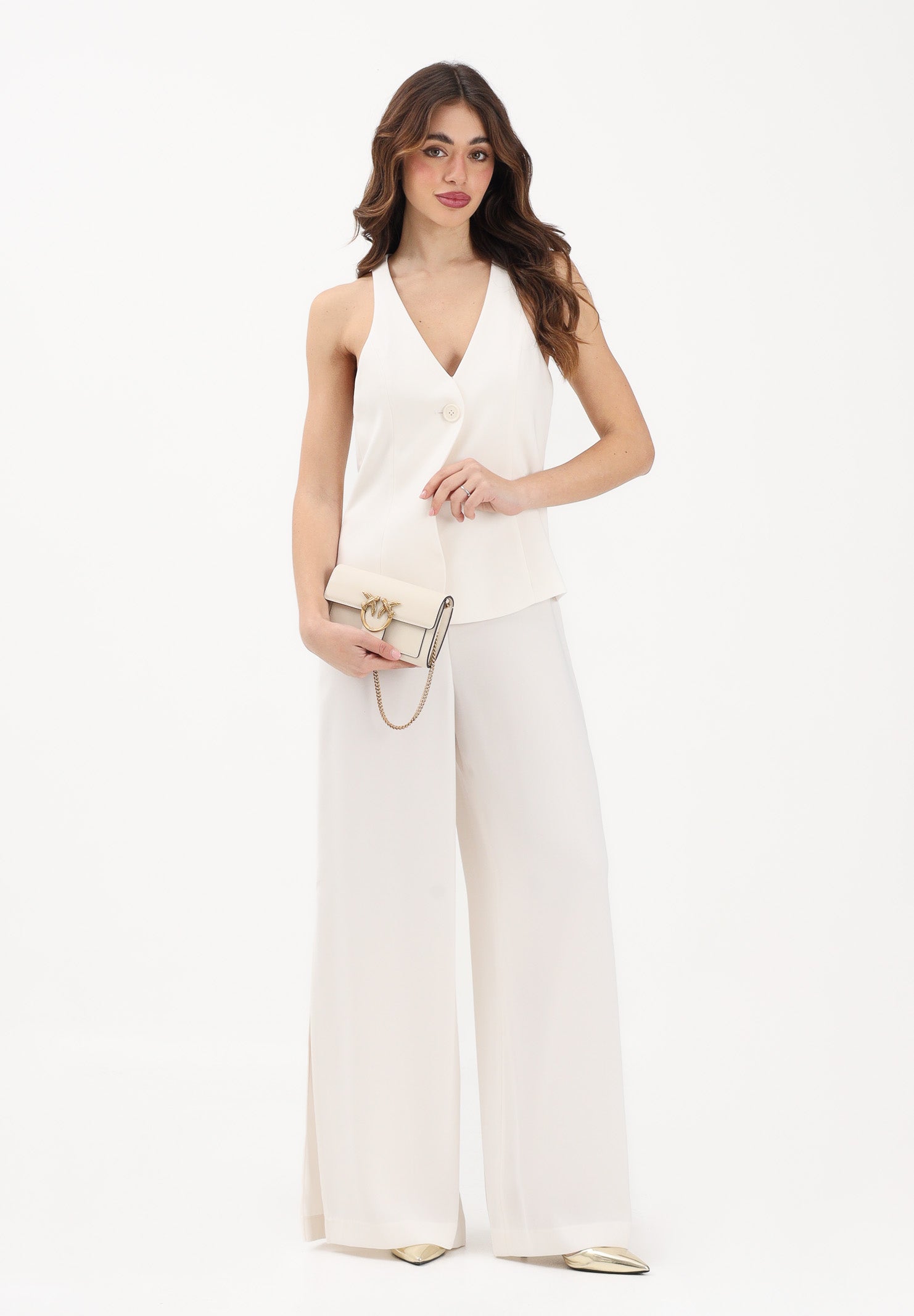 ARMANI EXCHANGE Tuta elegante avorio da donna XW001941AF21529 U1003 ARMANI EXCHANGE 