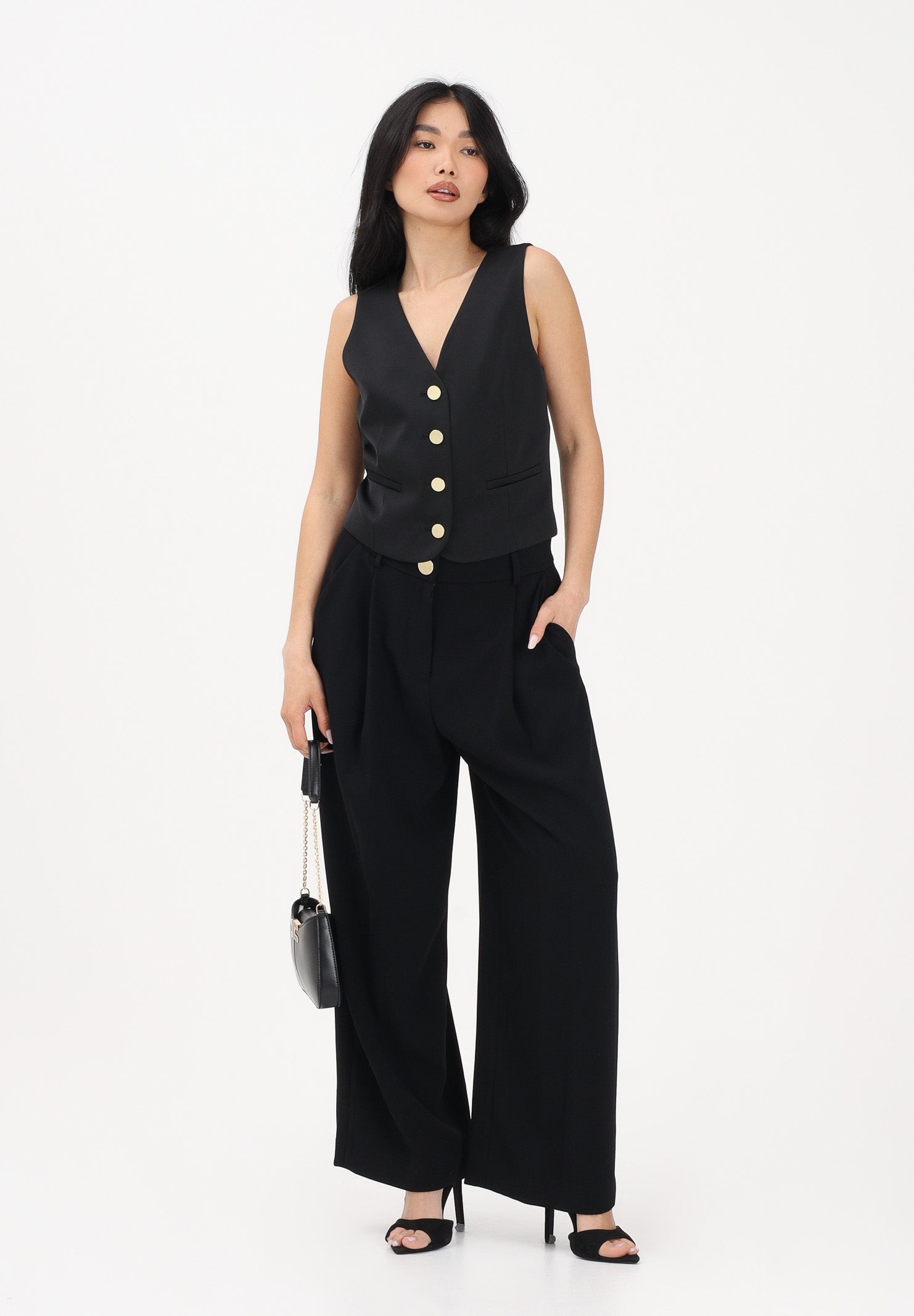 ARMANI EXCHANGE Pantalone elegante nero da donna XW001949AF21555 UC001 ARMANI EXCHANGE 
