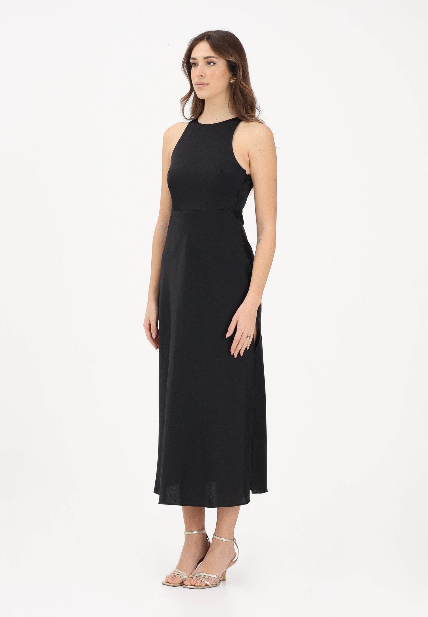 ARMANI EXCHANGE Abito midi nero da donna XW001971AF21553 UC001 ARMANI EXCHANGE 