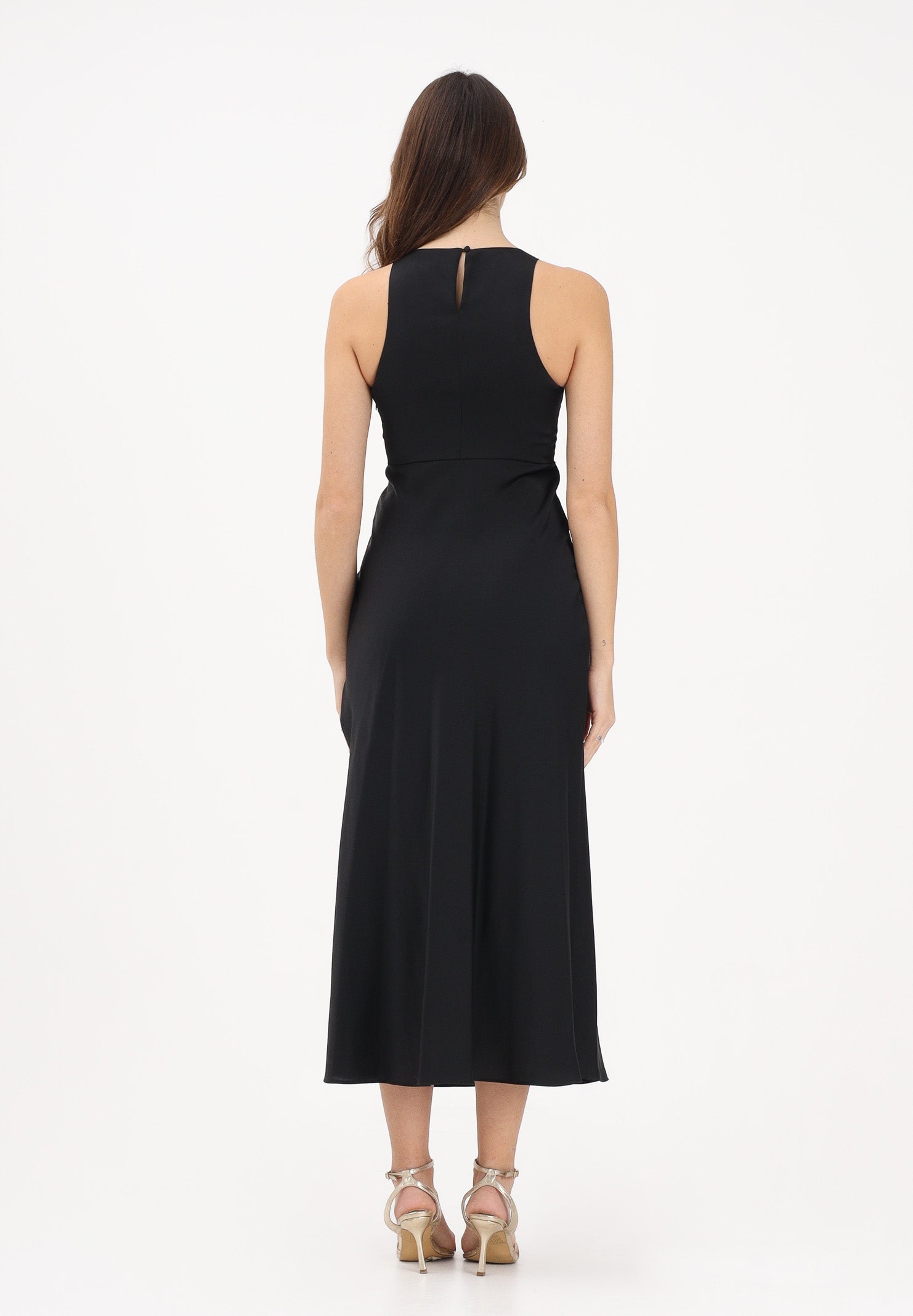 ARMANI EXCHANGE Abito midi nero da donna XW001971AF21553 UC001 ARMANI EXCHANGE 