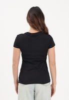 ARMANI EXCHANGE T-shirt a manica corta nera da donna con logo in strass XW002106AF10356 UC001 ARMANI EXCHANGE 