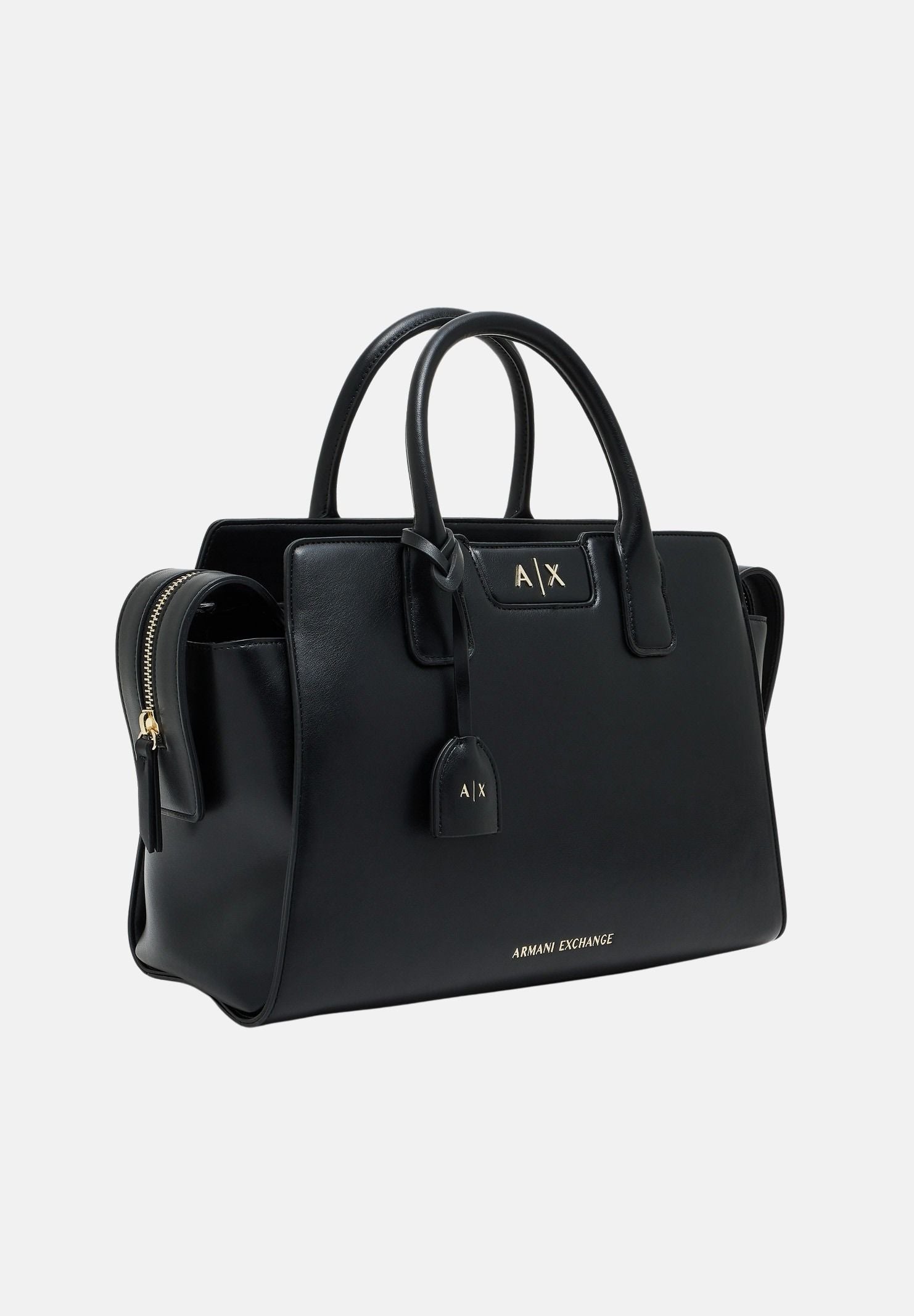 ARMANI EXCHANGE Borsa a mano nera da donna con logo XW002158AF19892 UC001 ARMANI EXCHANGE 