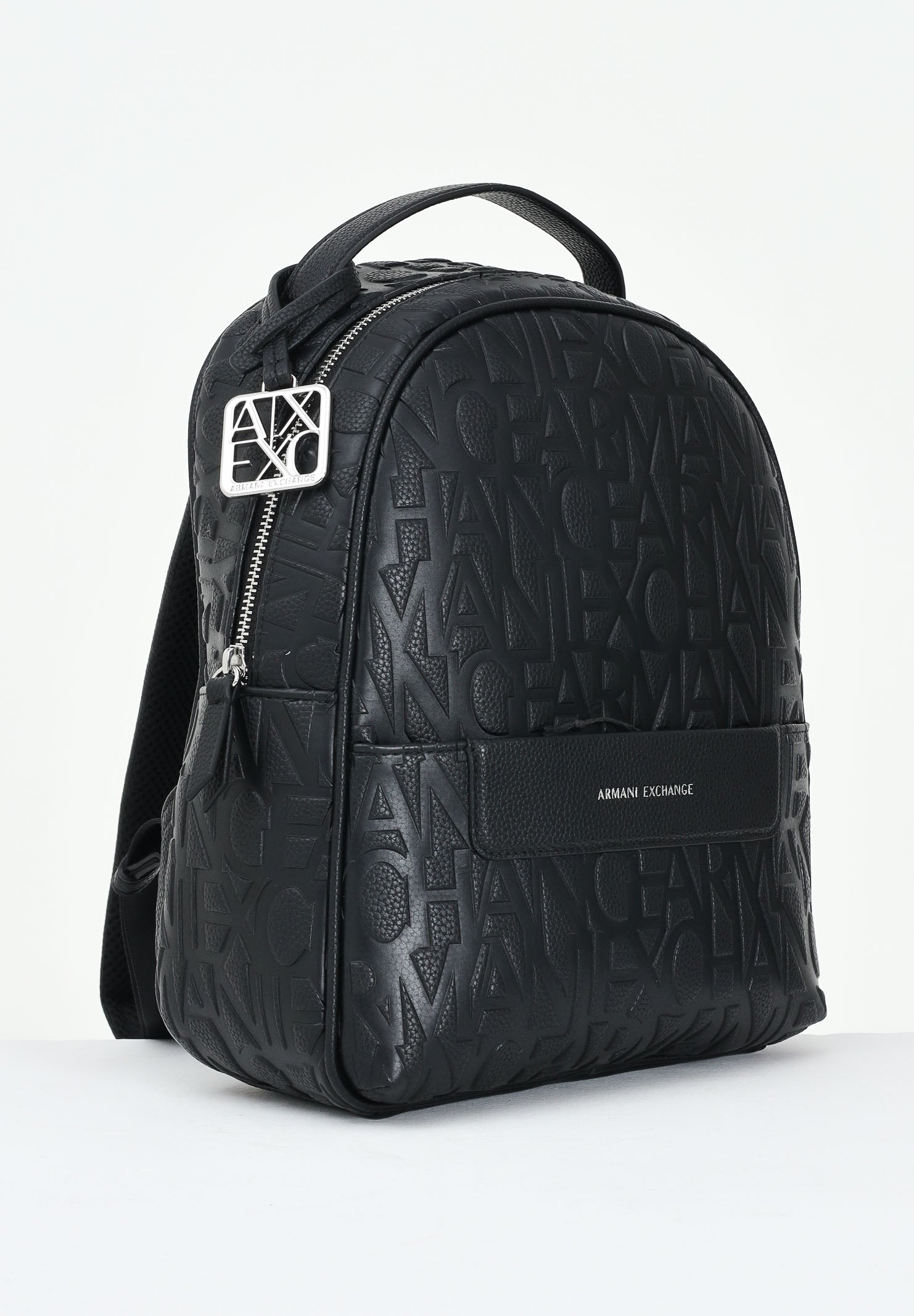 ARMANI EXCHANGE Zaino nero da donna con logo all-over XW002234AF15774 UC001 ARMANI EXCHANGE 