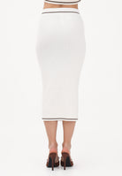 ARMANI EXCHANGE Gonna midi bianca da donna con finiture color-block<BR/> XW002245AF10352 U1003 ARMANI EXCHANGE 