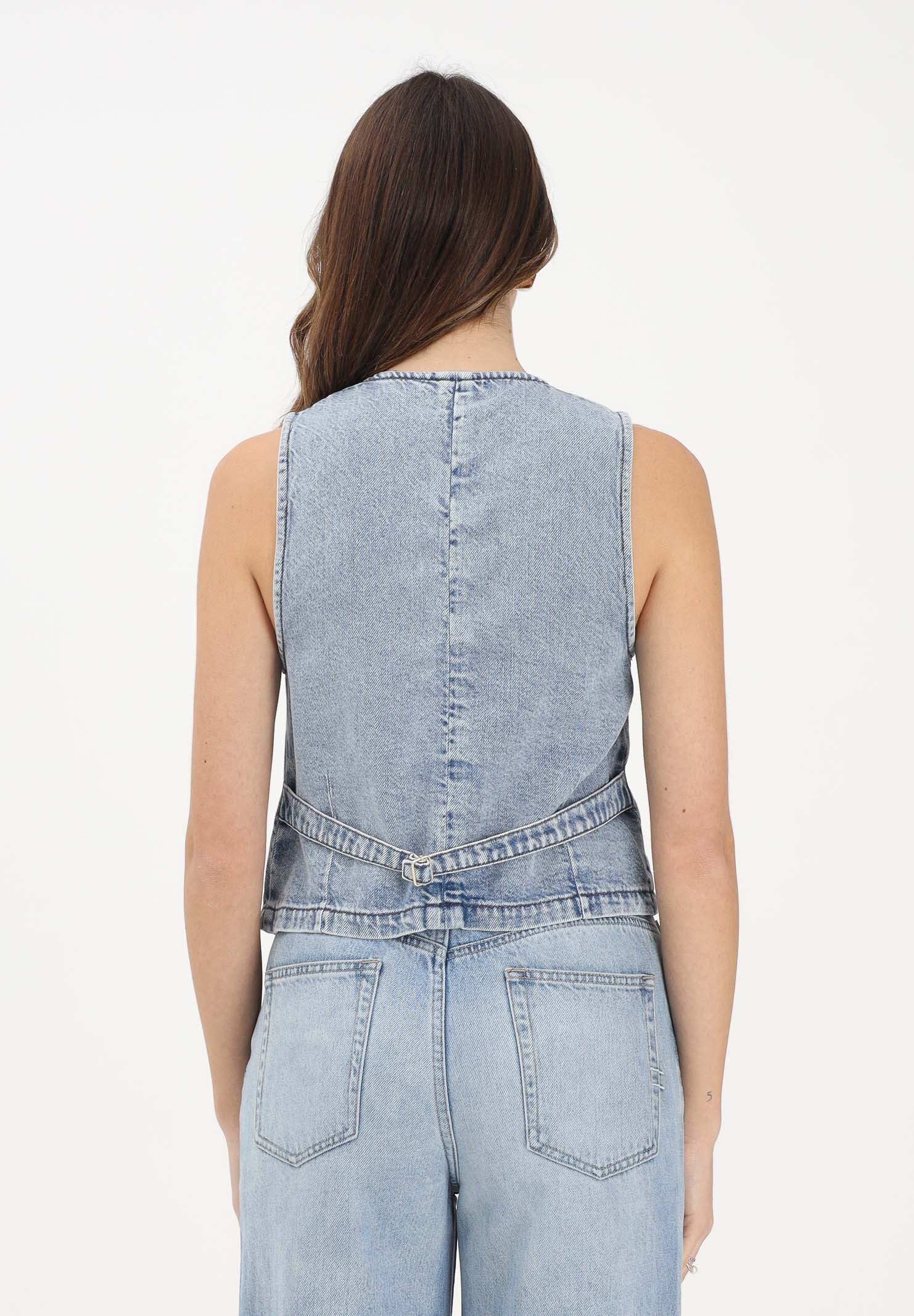 ARMANI EXCHANGE Gilet in denim chiaro da donna XW002263AF21338 MB001 ARMANI EXCHANGE 