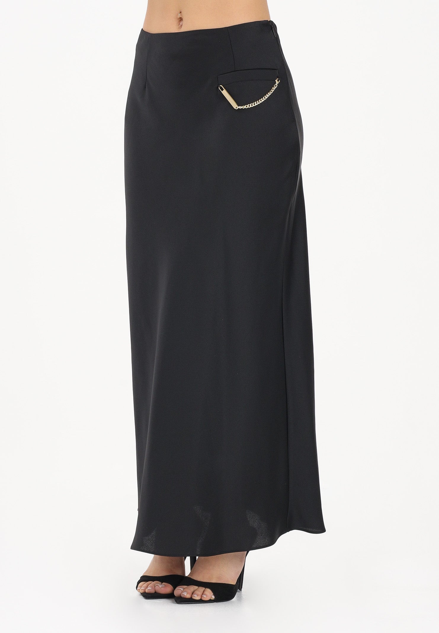 ARMANI EXCHANGE Gonna lunga nera da donna XW002279AF21553 UC001 ARMANI EXCHANGE 