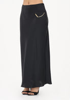 ARMANI EXCHANGE Gonna lunga nera da donna XW002279AF21553 UC001 ARMANI EXCHANGE 