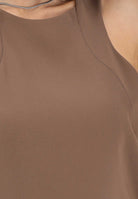 ARMANI EXCHANGE Abito corto marrone da donna XW002304AF21529 U6136 ARMANI EXCHANGE 