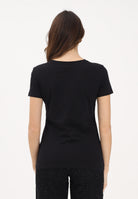 ARMANI EXCHANGE T-shirt a manica corta nera da donna con logo XW002345AF10356 UC001 ARMANI EXCHANGE 