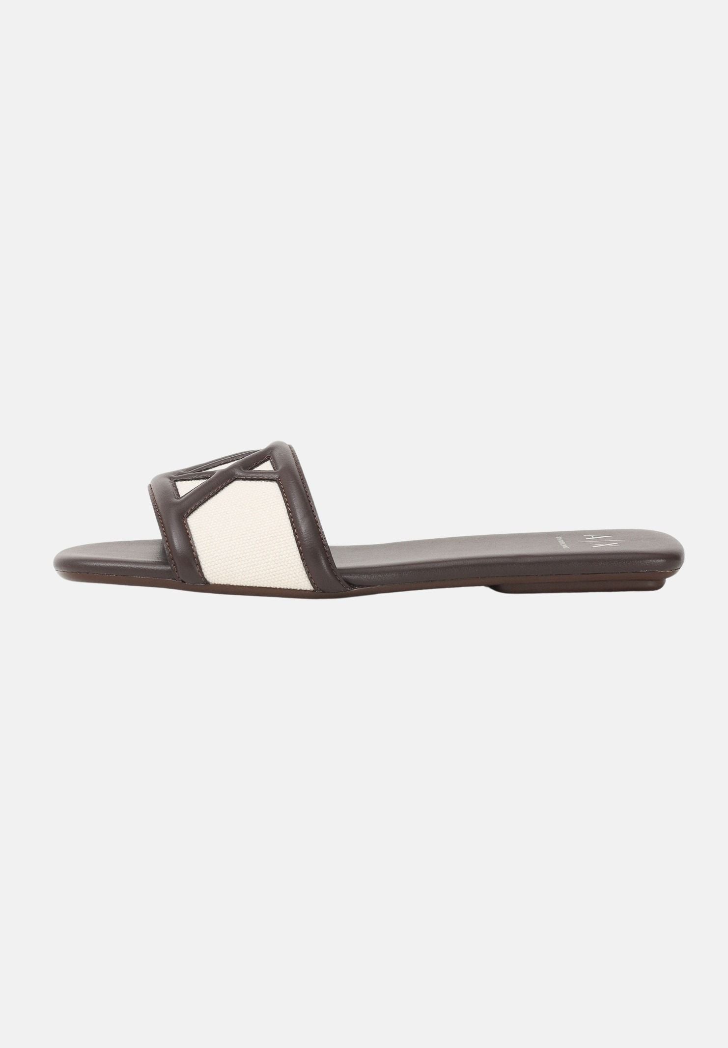 ARMANI EXCHANGE Ciabatte marroni da donna XW002568AF22752 MZ766 ARMANI EXCHANGE 
