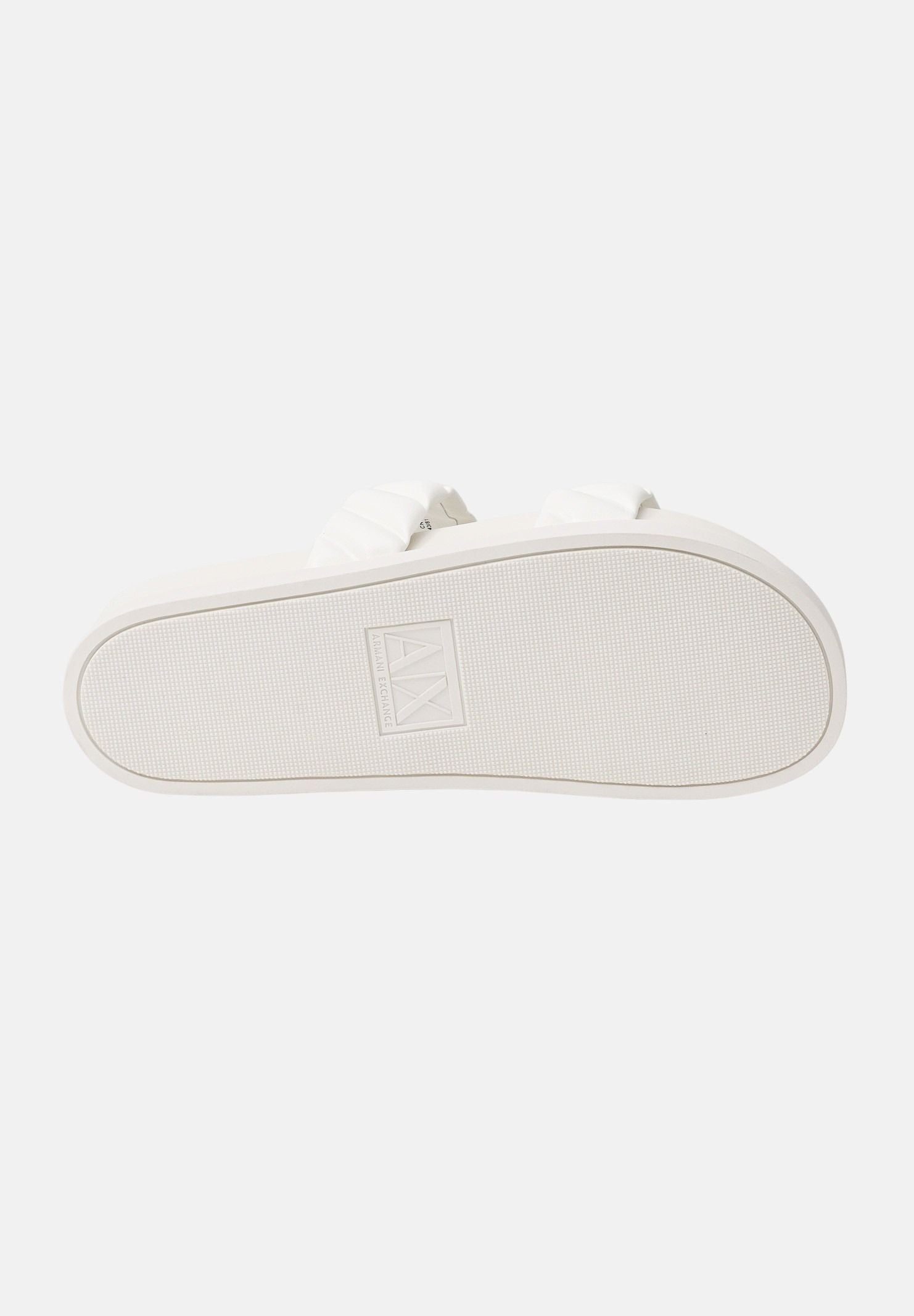 ARMANI EXCHANGE Ciabatte bianco panna da donna con logo XW002574AF22799 U0011 ARMANI EXCHANGE 