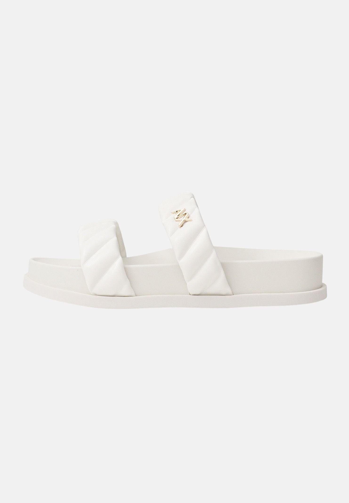 ARMANI EXCHANGE Ciabatte bianco panna da donna con logo XW002574AF22799 U0011 ARMANI EXCHANGE 
