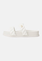 ARMANI EXCHANGE Ciabatte bianco panna da donna con logo XW002574AF22799 U0011 ARMANI EXCHANGE 