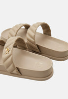 ARMANI EXCHANGE Ciabatte beige da donna con logo XW002574AF22799 U6223 ARMANI EXCHANGE 