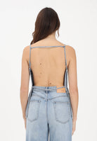 ARMANI EXCHANGE Top in denim chiaro da donna XW002844AF21338 MB001 ARMANI EXCHANGE 