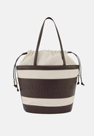 ARMANI EXCHANGE Shopper beige e marrone da donna con logo XW002607AF22635 M6262 ARMANI EXCHANGE 