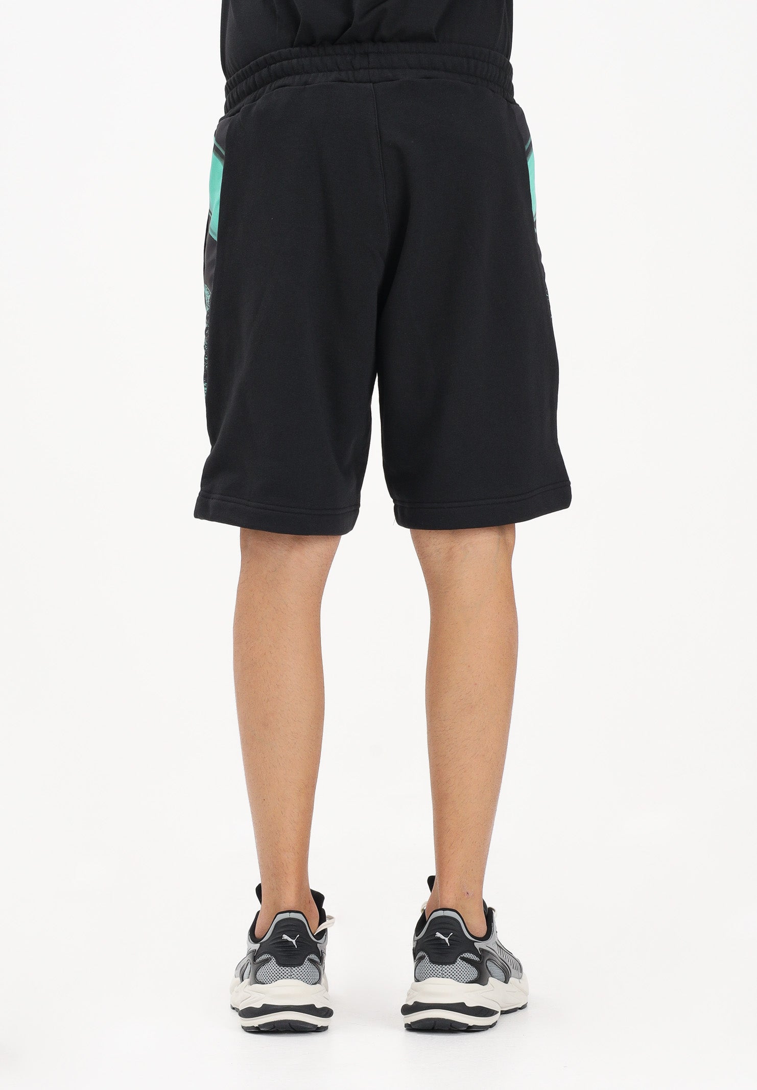 AUSTRALIAN Shorts sportivo Brush nero da uomo ARUSH0013BRUS01 003 AUSTRALIAN 