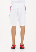 AUSTRALIAN Shorts sportivo bianco da uomo con inserti decorativi ARUSH0013GORA01 002 AUSTRALIAN 