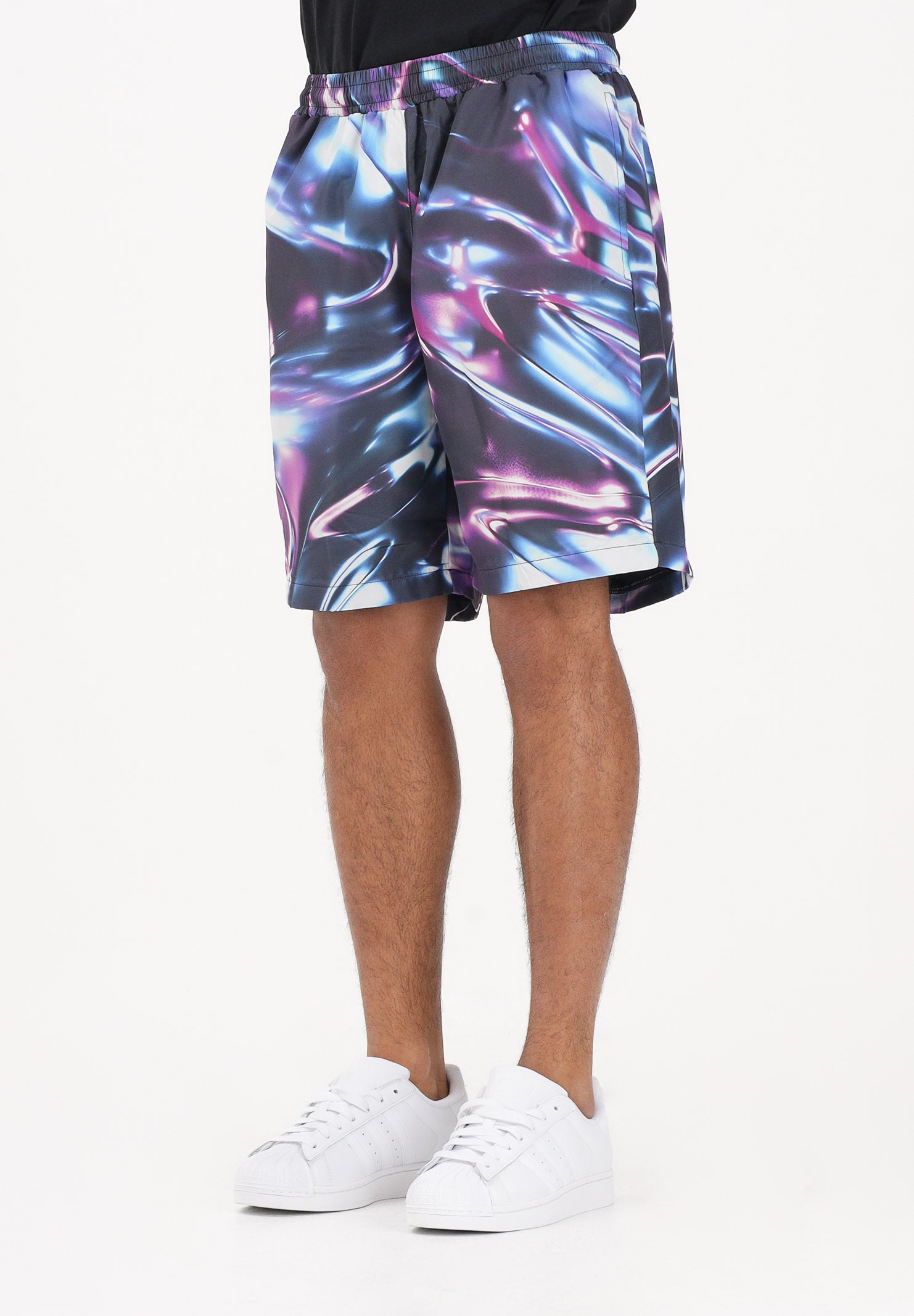 AUSTRALIAN Shorts sportivo Metaliq multicolore da uomo ARUSH0015META01 585 AUSTRALIAN 
