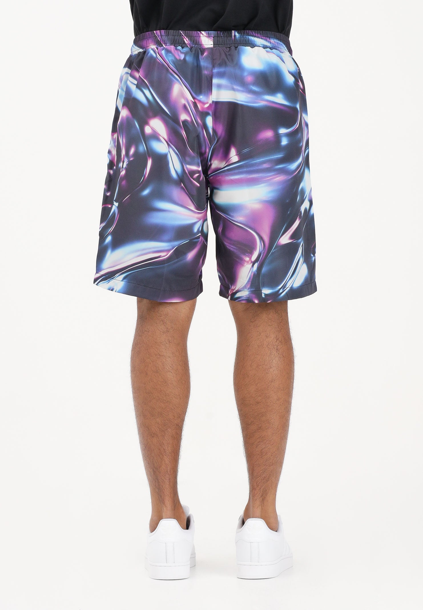 AUSTRALIAN Shorts sportivo Metaliq multicolore da uomo ARUSH0015META01 585 AUSTRALIAN 