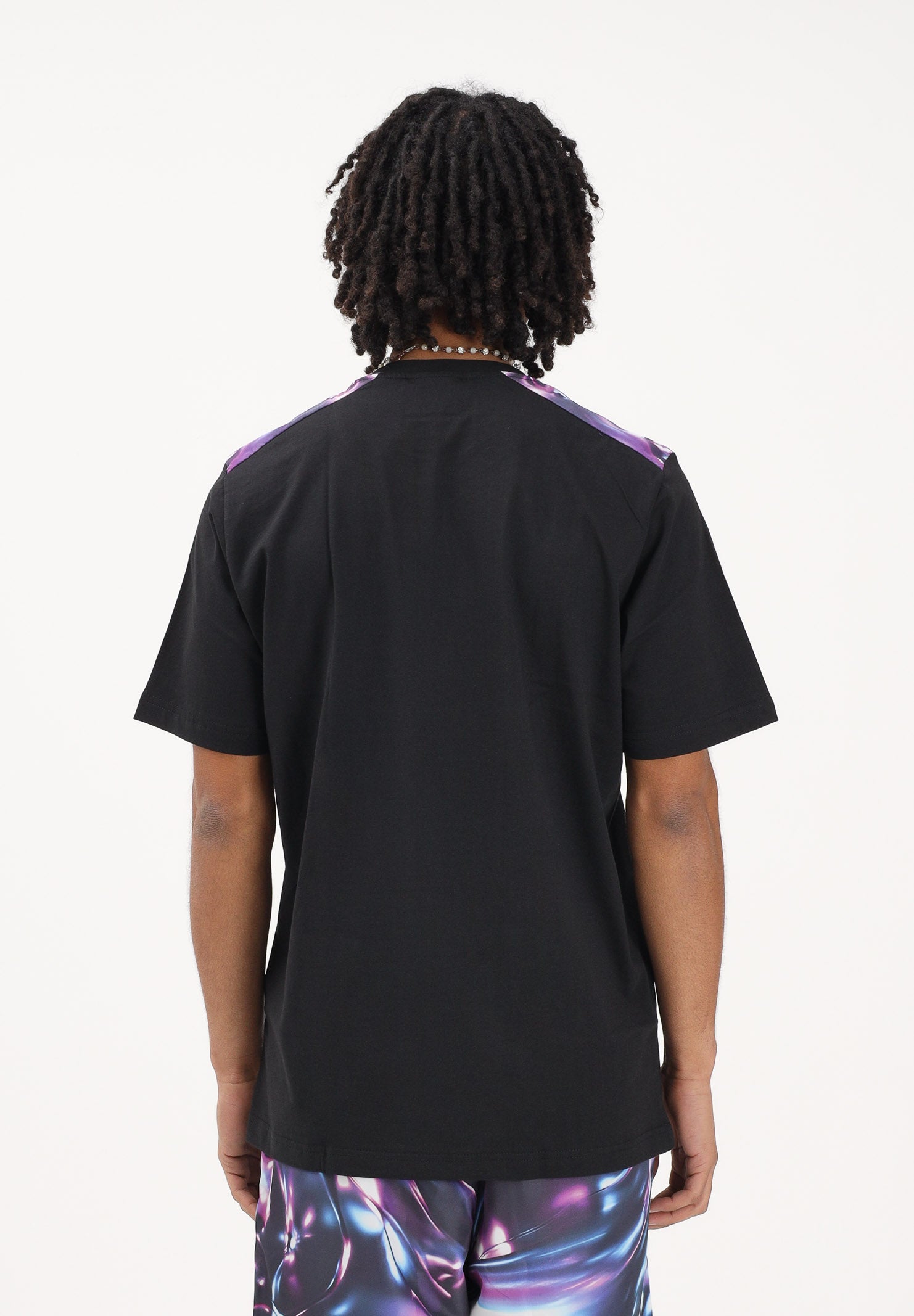 AUSTRALIAN T-shirt a manica corta Metaliq nera da uomo ARUTS0011META01 003 AUSTRALIAN 