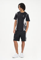 AUSTRALIAN Shorts sportivo nero da uomo con inserto stampato SPUSH0015836 003 AUSTRALIAN 