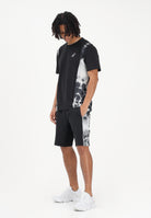 AUSTRALIAN Shorts sportivo nero da uomo con inserto stampato SPUSH0015836 003 AUSTRALIAN 