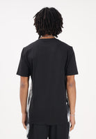 AUSTRALIAN T-shirt a manica corta nera da uomo con inserti laterali con stampa effetto tie-dye SPUTS0021836 003 AUSTRALIAN 