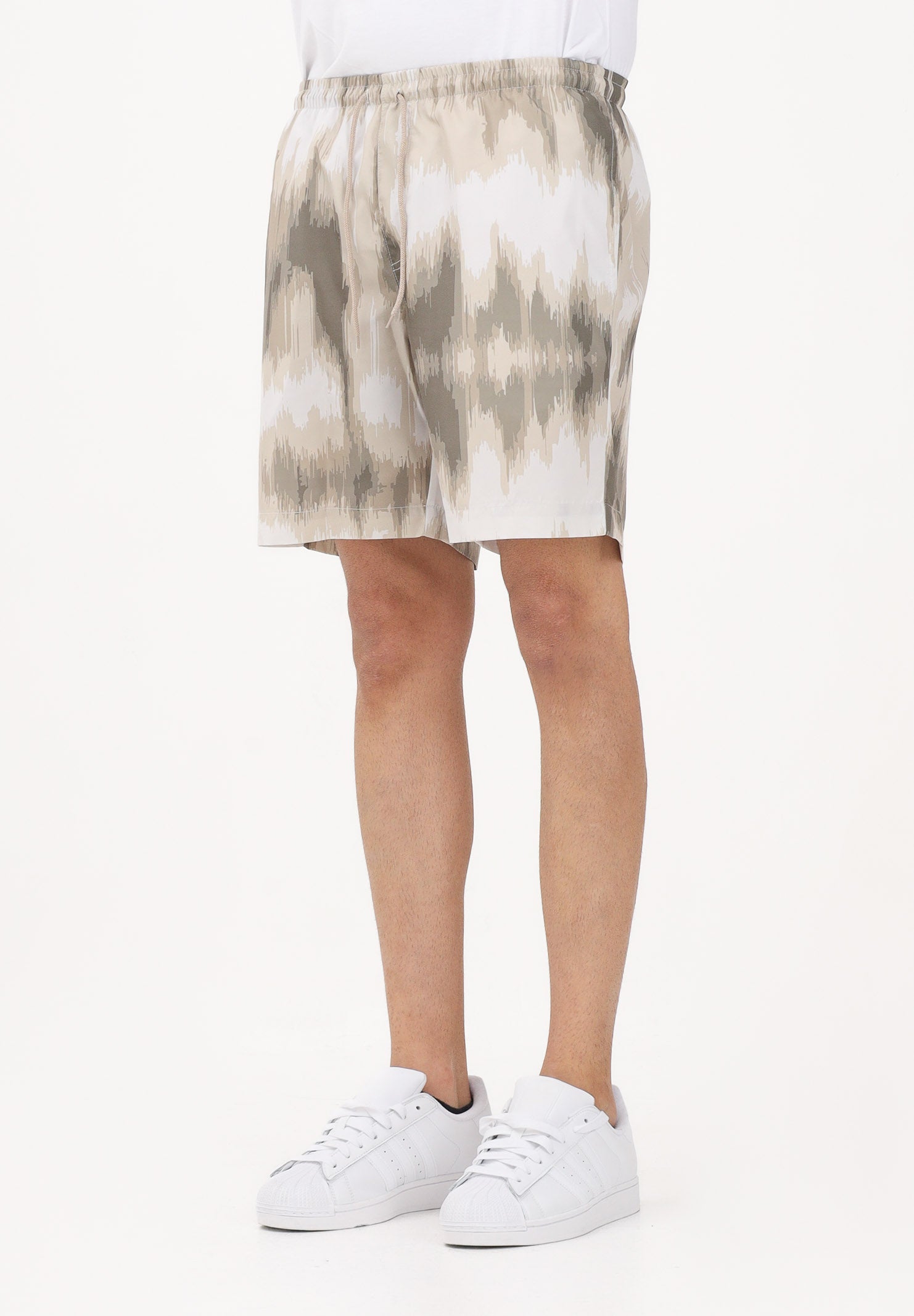 AUSTRALIAN Shorts mare beige da uomo caratterizzato da una stampa sfumata SWUCU0018 240 AUSTRALIAN 