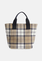 BARBOUR Borsa a mano Maisy in tartan panna e beige da donna 261-LBA0468 BE71 BARBOUR 