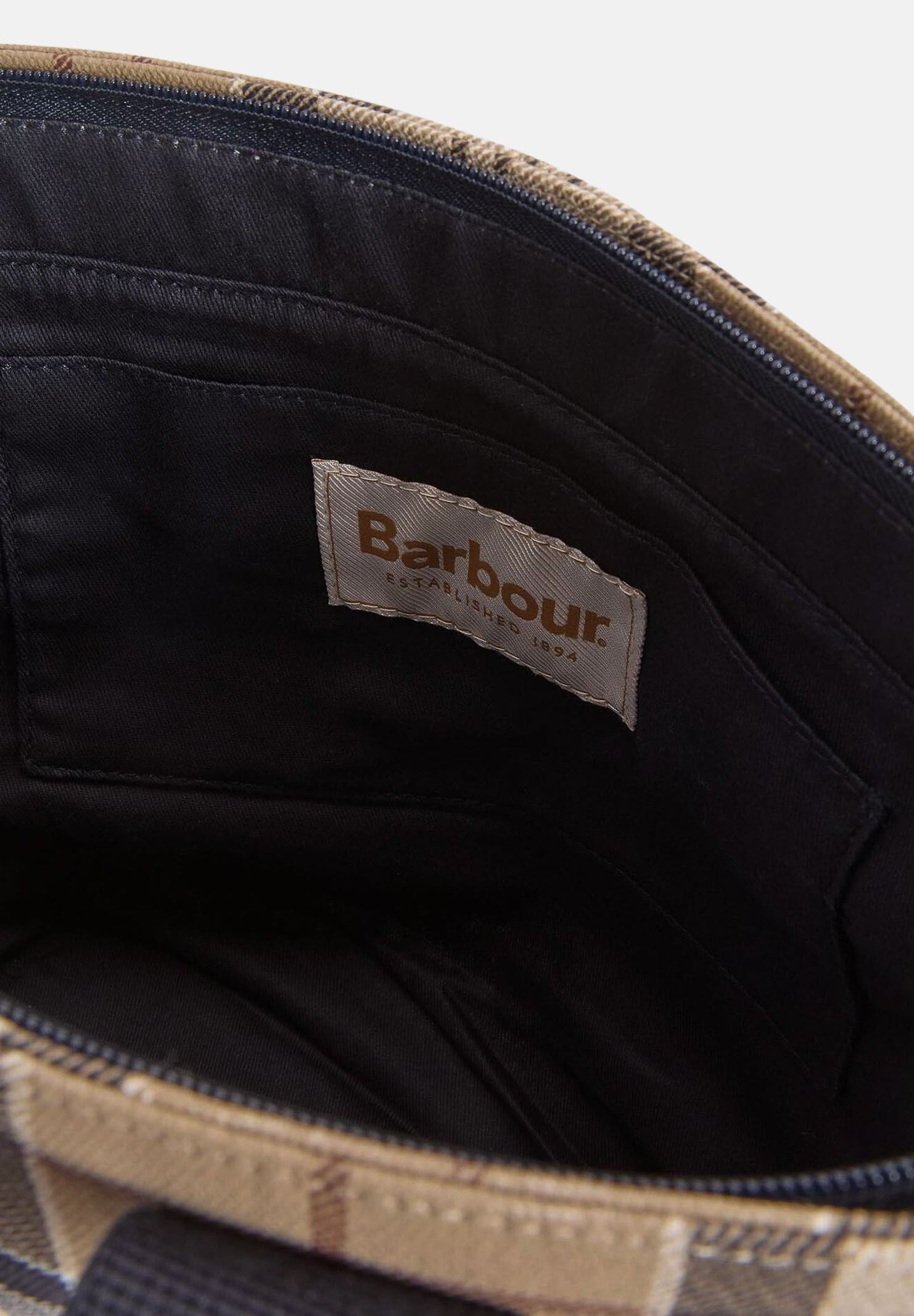 BARBOUR Borsa a mano Maisy in tartan panna e beige da donna 261-LBA0468 BE71 BARBOUR 