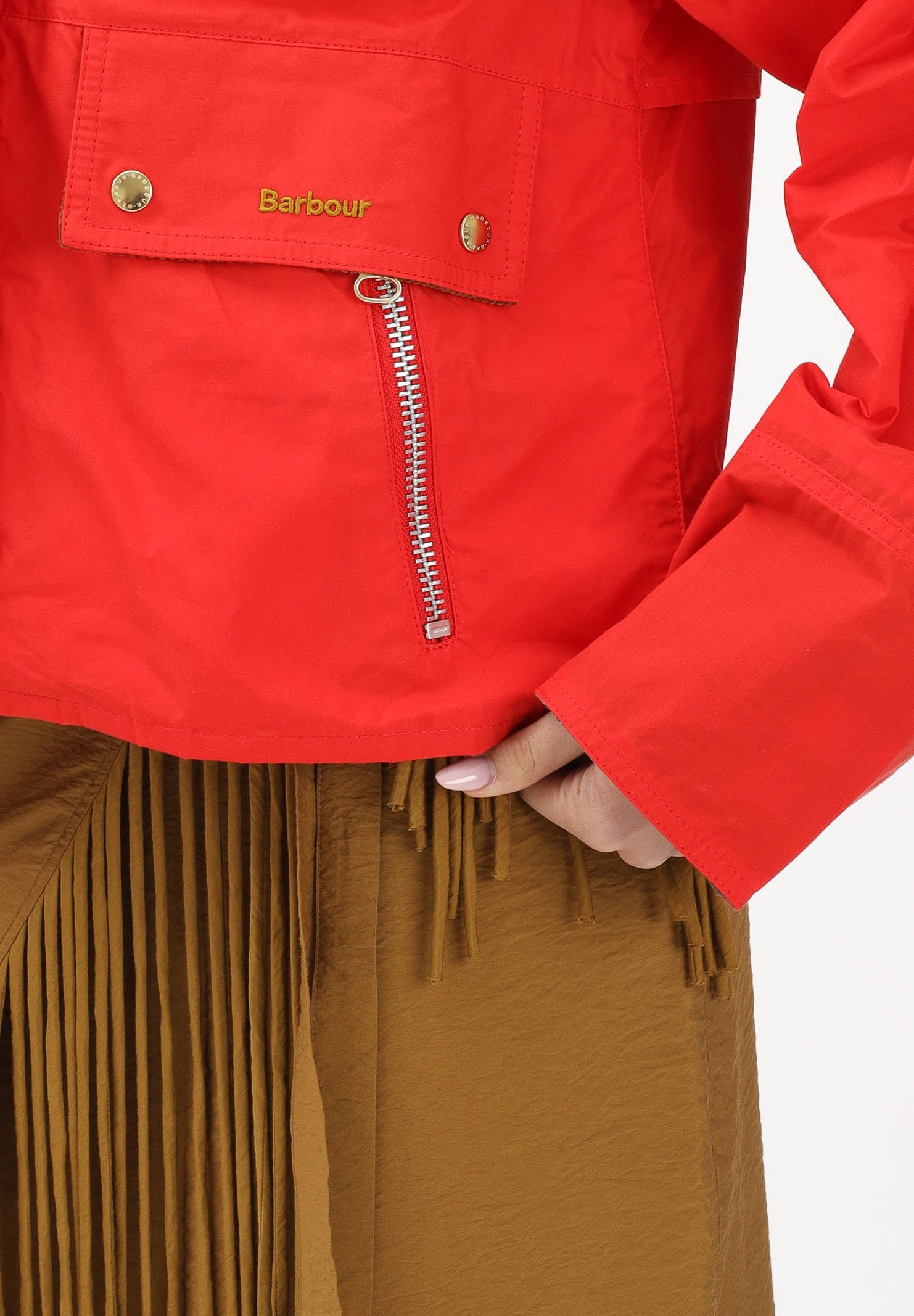 BARBOUR Giacca a vento Mackworth rossa da donna 261-LCA0398 RE51 BARBOUR 