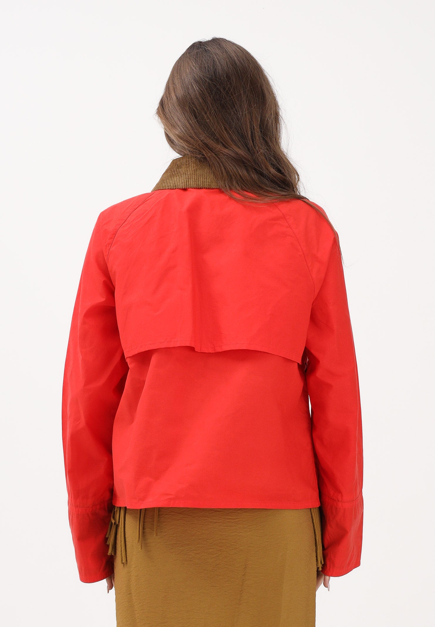 BARBOUR Giacca a vento Mackworth rossa da donna 261-LCA0398 RE51 BARBOUR 