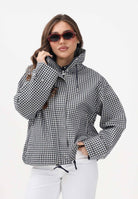 BARBOUR Piumino Bronwyn a quadretti bianco e blu da donna 261-LSP0320 NY71 BARBOUR 
