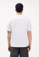 BARBOUR T-shirt a manica corta bianca da uomo con stampa 261-MTS1573 WH11 BARBOUR 