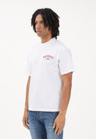BAROBUR T-shirt a manica corta bianca da uomo con stampa sul retro 261-MTS1576 WH11 BARBOUR 
