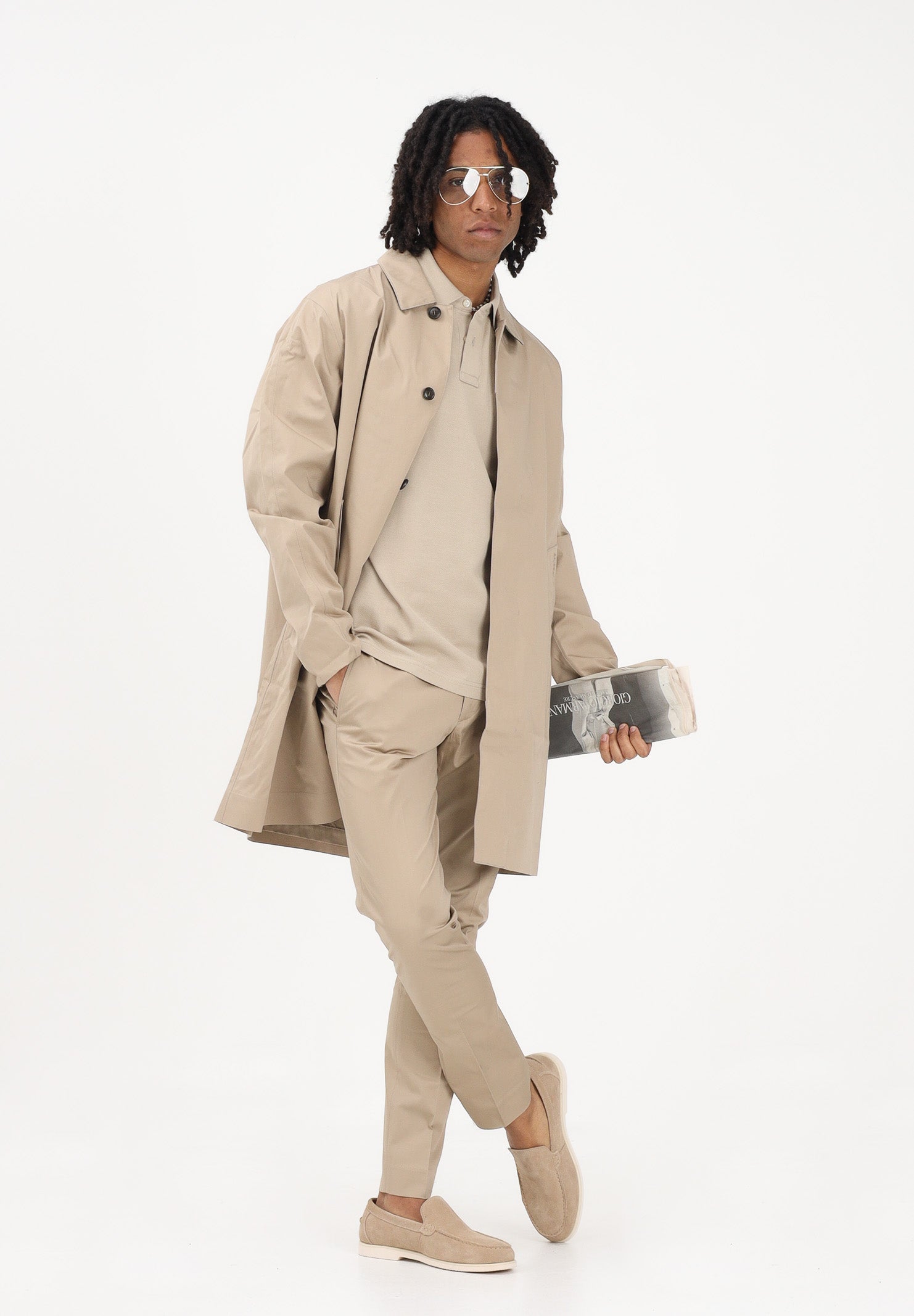 BARBOUR Trench Mac leggero Rokig beige da uomo 261-MWB0856 ST72 BARBOUR 