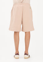 BARROW Shorts sportivo sabbia per uomo e donna con logo S6BWUABE009 092 BARROW 