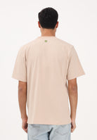 BARROW T-shirt a manica corta beige per uomo e donna con logo S6BWUATH010 092 BARROW 