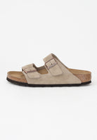 BIRKENSTOCK Ciabatte Arizona color taupe per uomo e donna 051463 . BIRKENSTOCK 