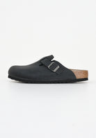 BIRKENSTOCK Ciabatte Boston nere per uomo e donna 059463 . BIRKENSTOCK 
