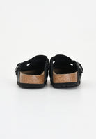 BIRKENSTOCK Ciabatte Boston nere per uomo e donna 059463 . BIRKENSTOCK 