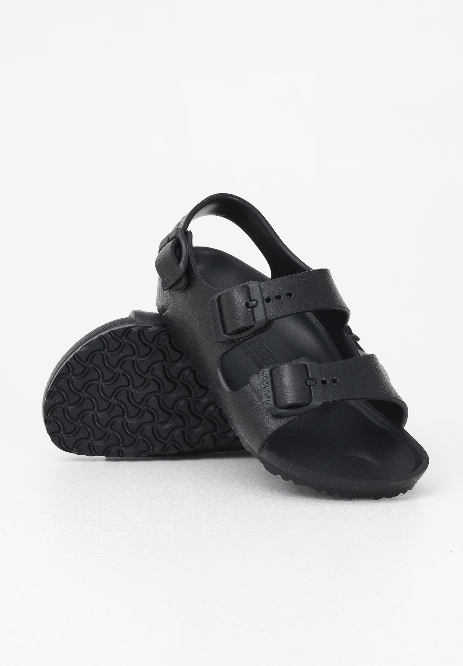 BIRKENSTOCK Sandali Milano neri per bambino e bambina 1009353 . BIRKENSTOCK 