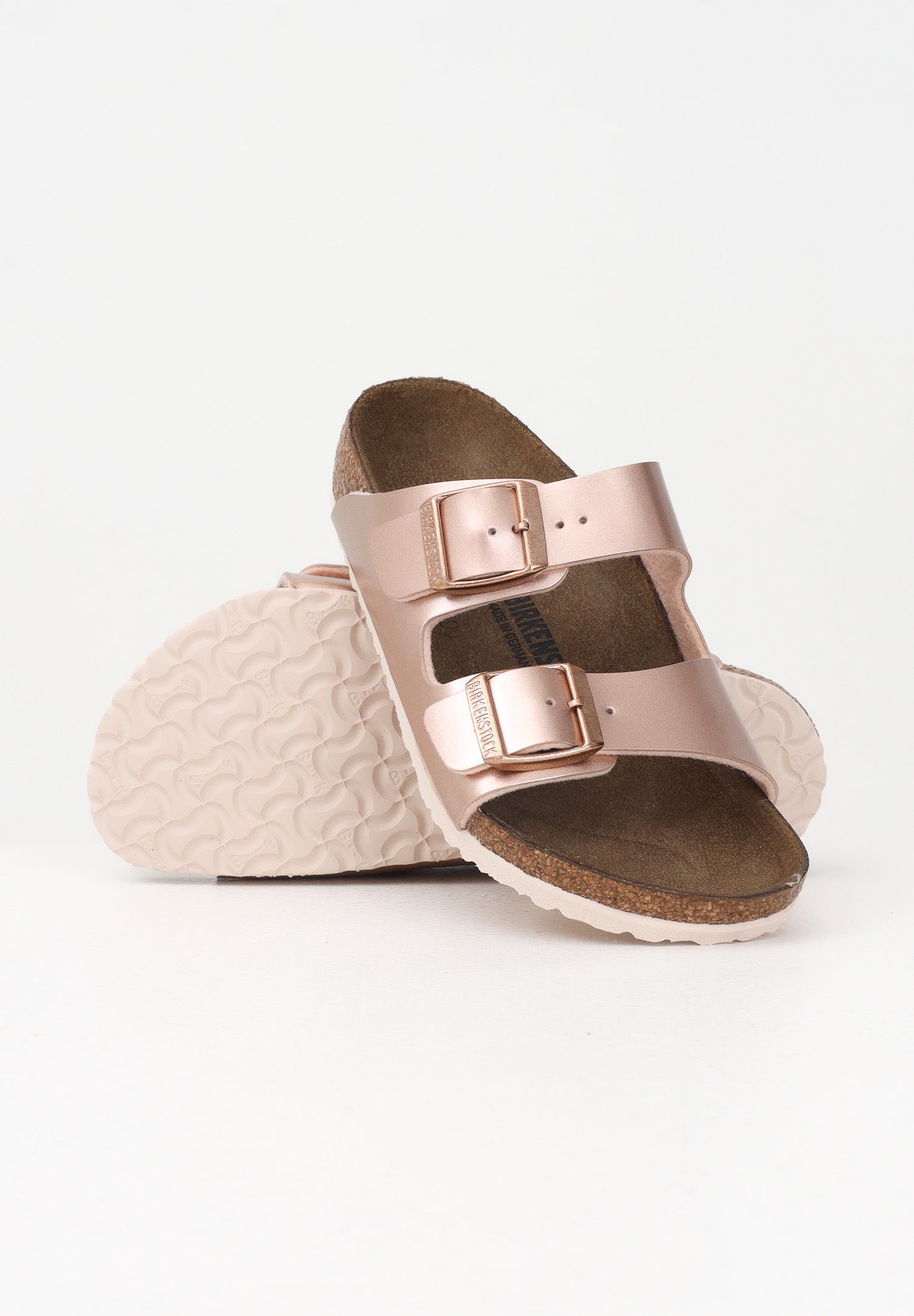 BIRKENSTOCK Ciabatte Arizona rosa gold da bambina 1012478 . BIRKENSTOCK 