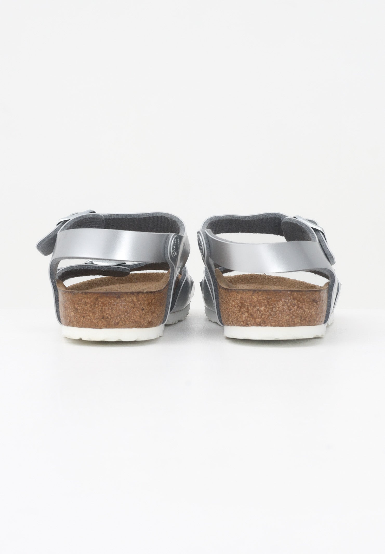 BIRKENSTOCK Sandalo Rio Kids argento da bambina 1012518 . BIRKENSTOCK 