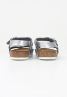BIRKENSTOCK Sandalo Rio Kids argento da bambina 1012518 . BIRKENSTOCK 